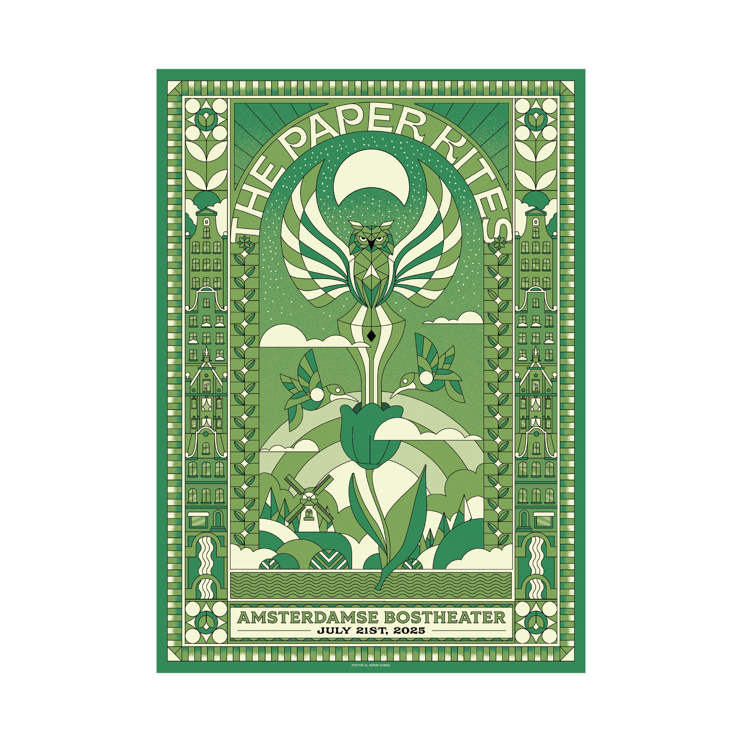 Amsterdamse Bostheater. Amsterdam, Netherlands Poster